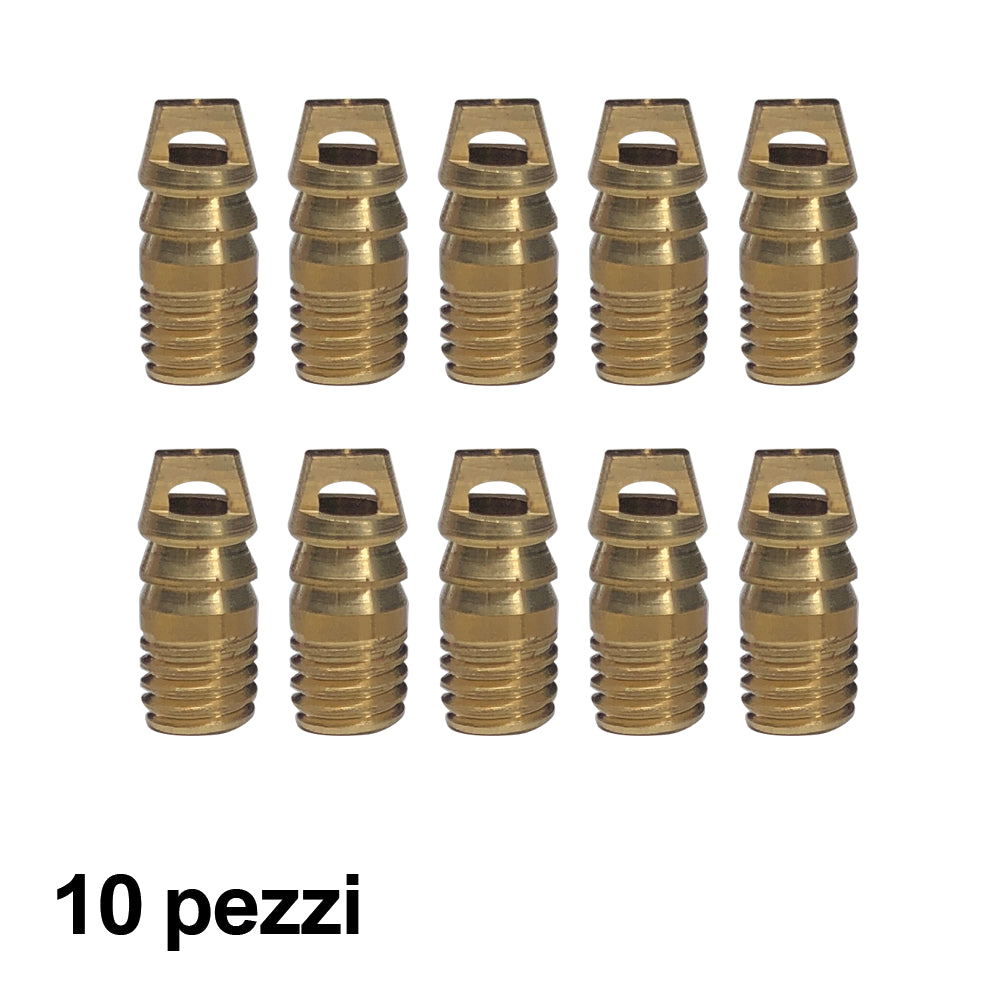 10 Depressori valvoline di ricambio per fruste tubi 1/4'' e 5/16'' sae