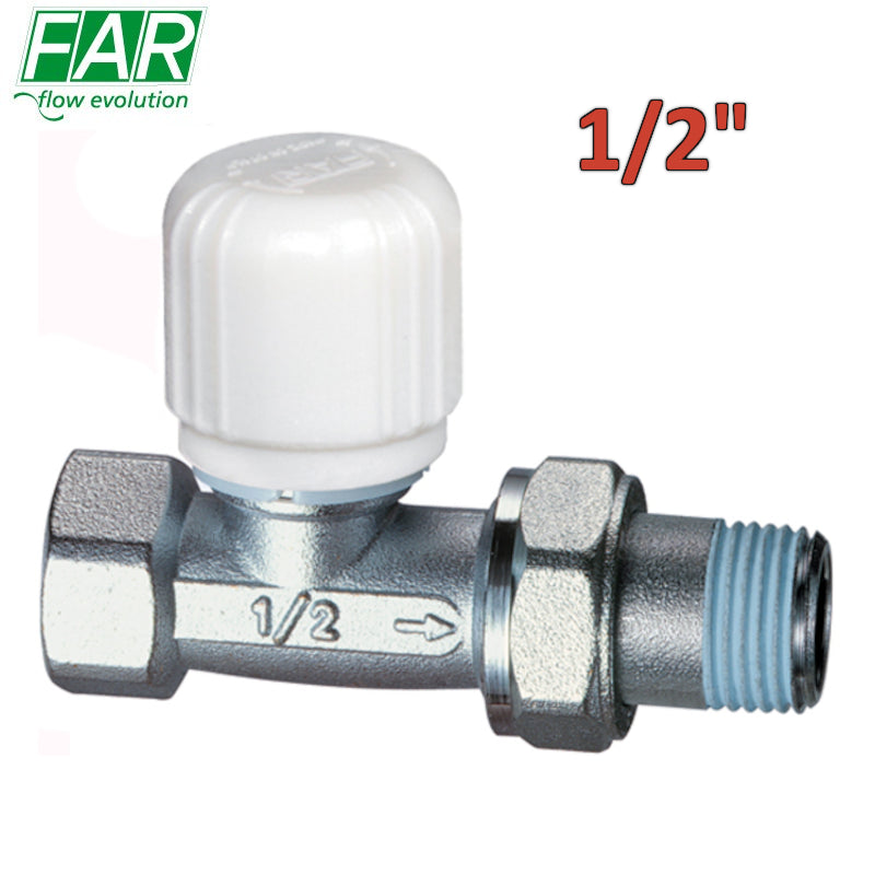 1640 - valvola 1/2'' termostatizzabile dritta attacco ferro - FAR