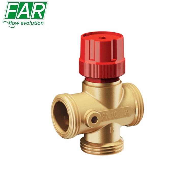 3094 - 1'' 3-WAY ELECTRIC THERMAL PISTON VALVE YELLOW - FAR