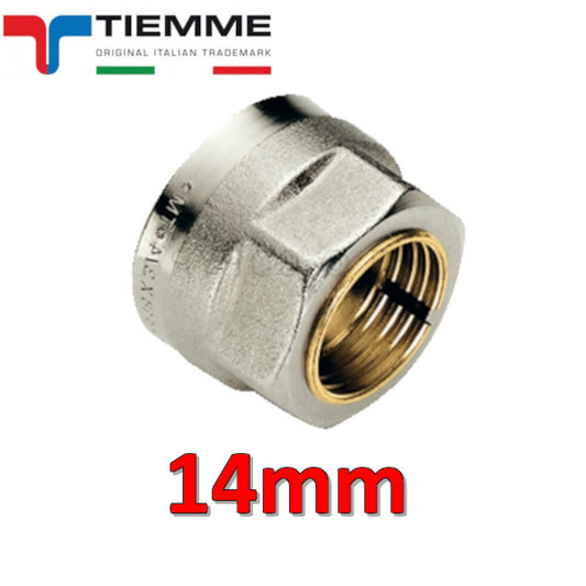 WATERBLOC TIEMME valve fitting adapter for copper pipe Ø 14 mm - 3/4''