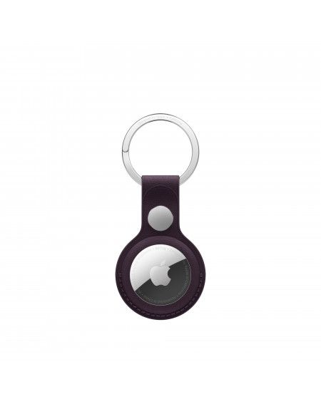 AirTag FineWoven Key Ring - Blackberry