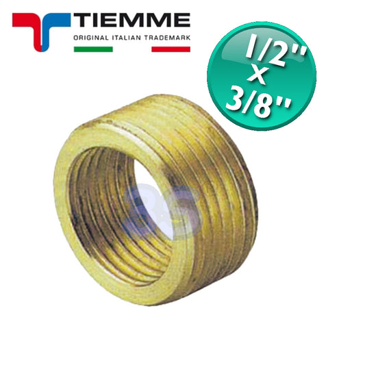 Threaded reduction ring without crown M 1/2'' x F 3/8''