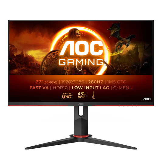 AOC G2 27G2ZN3/BK PC monitor 68.6 cm (27") 1920 x 1080 pixels Full HD LCD Black, Red