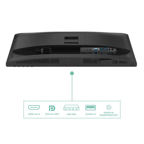 AOC MONITOR 23.8 LED IPS FHD 16:9 4MS 120hz, HEIGHT REG, DP/HDMI, MULTIMEDIA