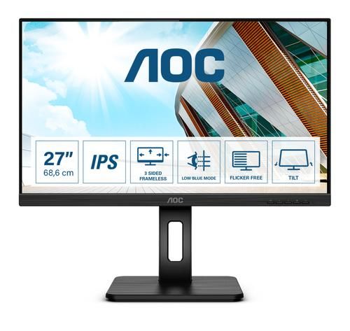 AOC MONITOR 27 LED IPS 16:9 FHD 250 CDM, PIVOT, VGA/DVI/HDMI, USB-C, MULTIMEDIA