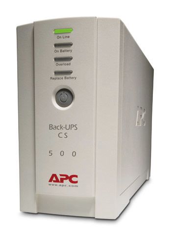 APC Back-UPS Uninterruptible Power Supply (UPS) Standby (Offline) 0.5 kVA 300 W 4 AC Outlet(s)