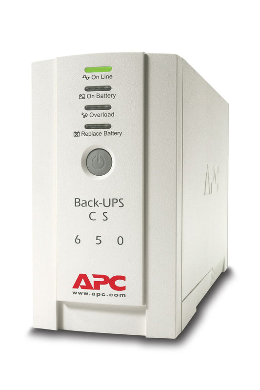 APC Back-UPS Uninterruptible Power Supply (UPS) Standby (Offline) 0.65 kVA 400 W 4 AC Outlet(s)