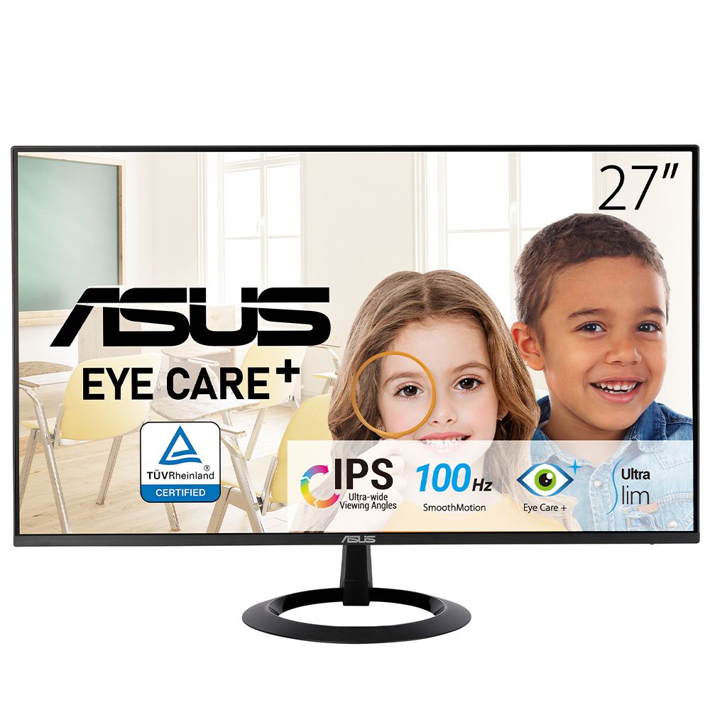 ASUS VZ27EHF PC Monitor 68.6 cm (27") 1920 x 1080 pixels Full HD LCD Black