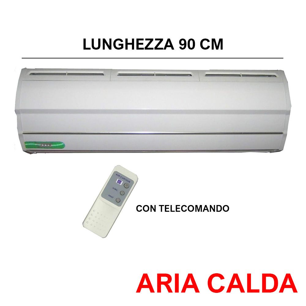 Barriera d'aria elettrica cm 90 con resistenza riscaldata