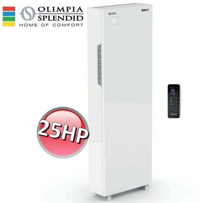 UNICO TOWER INVERTER 25 HP RVA vertical air conditioner, hot and cold, without external unit