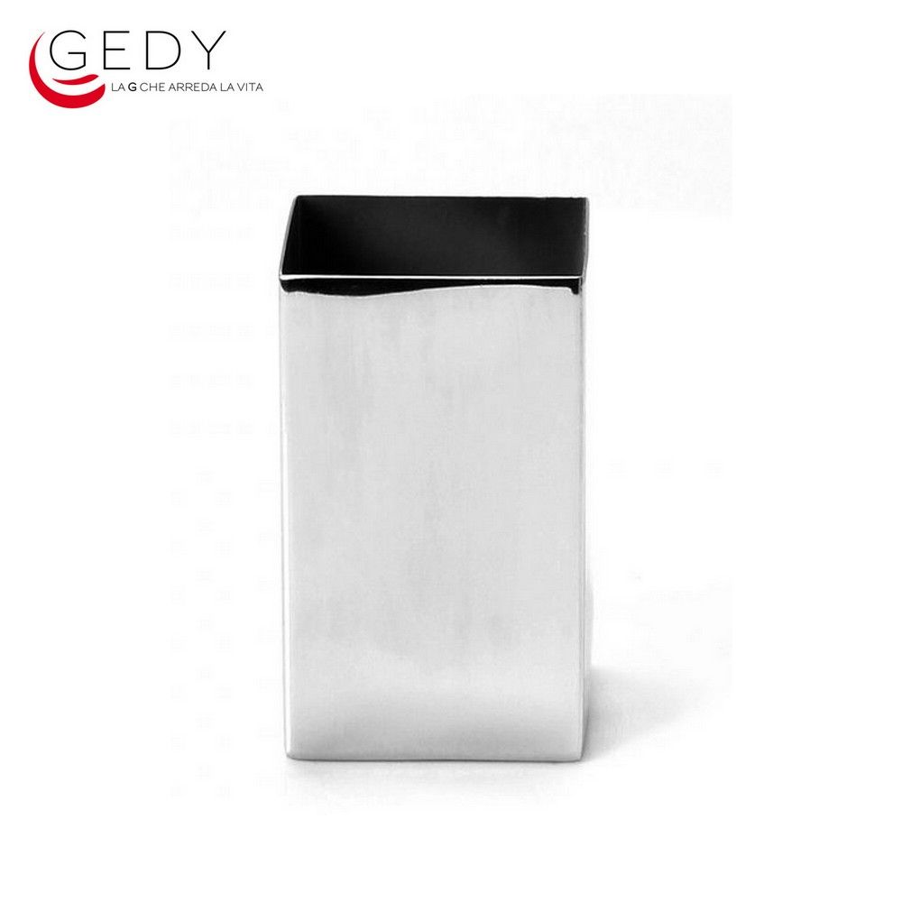 Bicchiere spazzolini Nemesia GEDY - in acciaio inox