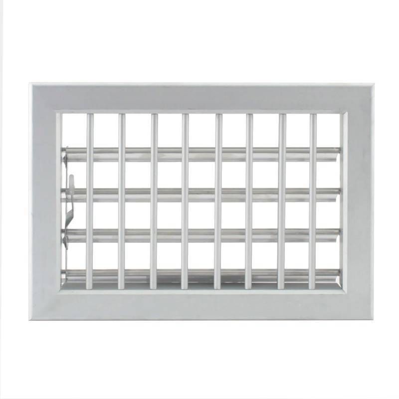 22x15cm Aluminum Air Vent - Adjustable Fireplace Grill with Shutter