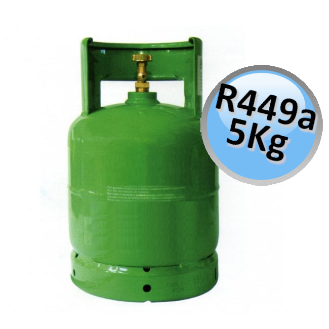 R449A gas cylinder - 5 kg net - low GWP replacement for R404A and R507