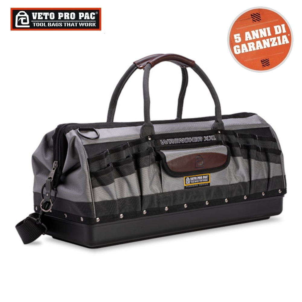 Tool Bag Equipment - Horizontal Open 20 Extra Large Pockets VETO PRO PAC WRENCHER-XXL