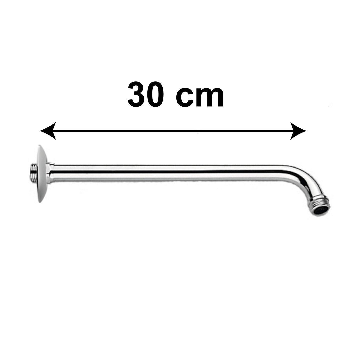 300mm Round Shower Arm for Shower Head - ZSOF016CR Paffoni