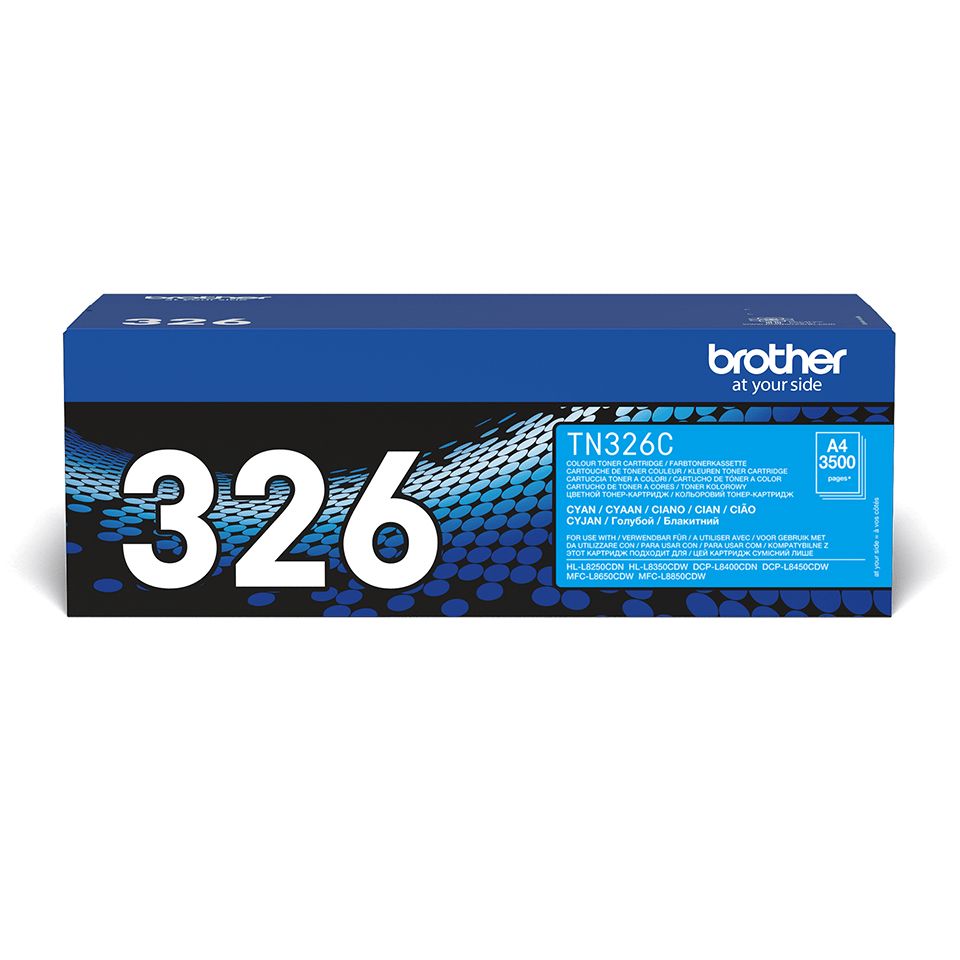 Brother TN-326C Toner Cartridge 1 pc Original Cyan