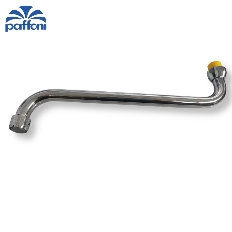 S-shaped tube Ø 18 x L 30 cm - replacement spout for mixer tap