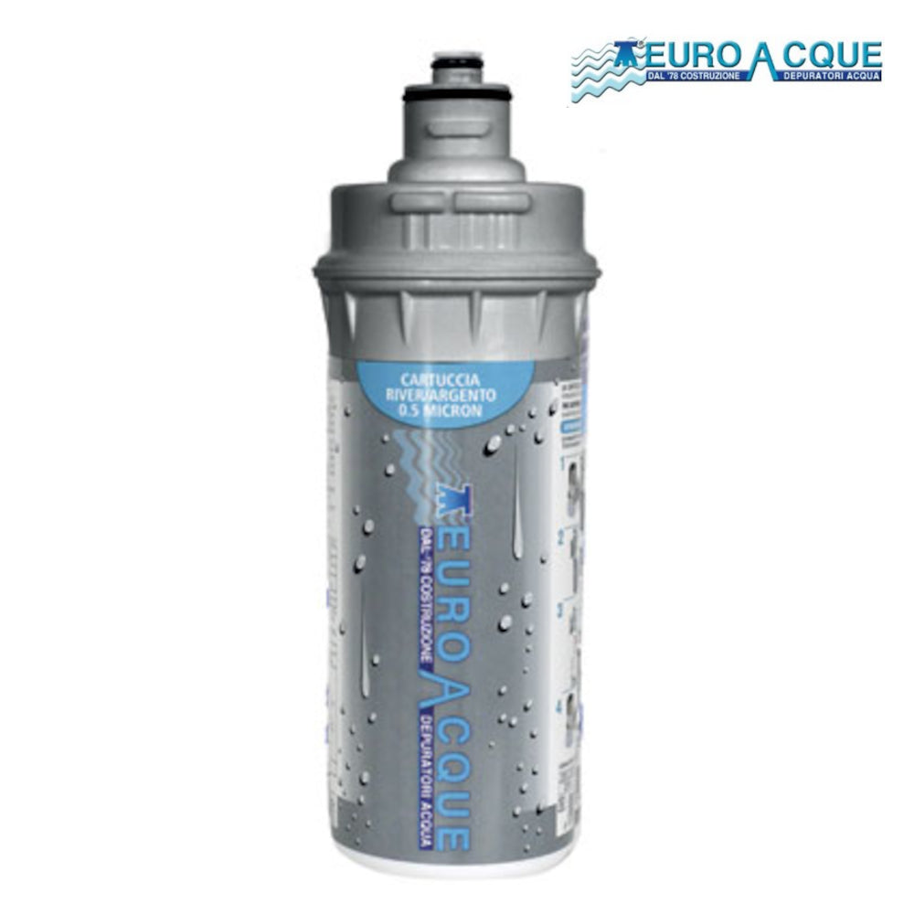Cartuccia ARGENTO/S microfiltrante autonomia 11.000 lt con attacco rapido - EUROACQUE