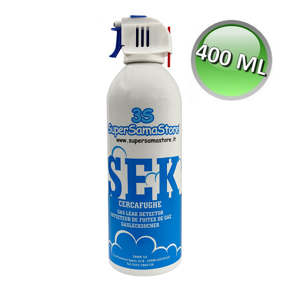 Find leaks with GAS CONTROL foam spray for gas and refrigerants.
