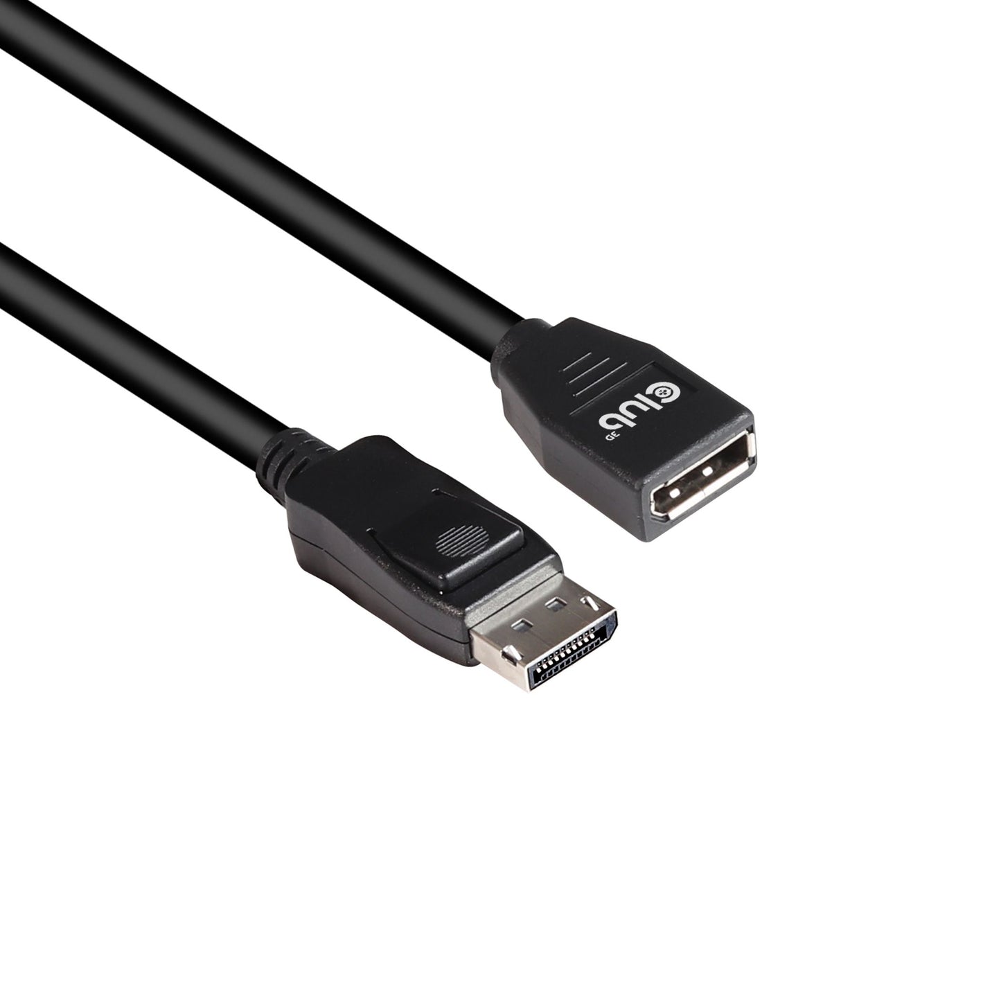 CLUB3D CAC-1022 2m DisplayPort 1.4 Video Cable and Adapter Black