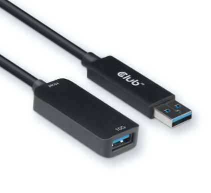 CLUB3D CAC-1411 USB cable USB 3.2 Gen 2 (3.1 Gen 2) 5 m USB A Black