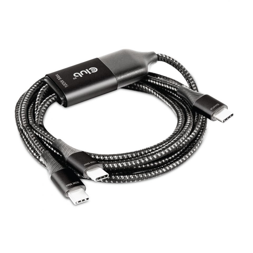 CLUB3D CAC-1527 USB cable 1.83 m USB C 2 x USB C Black