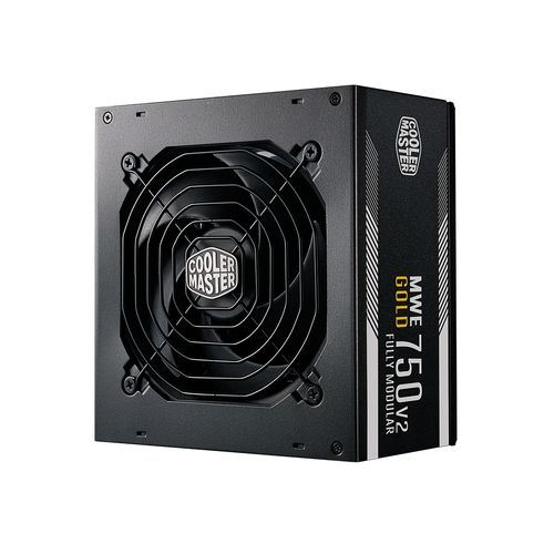 COOLER MASTER POWER SUPPLY MWE GOLD 750 V2 750W 80+ GOLD ATX3.1 120MM FAN