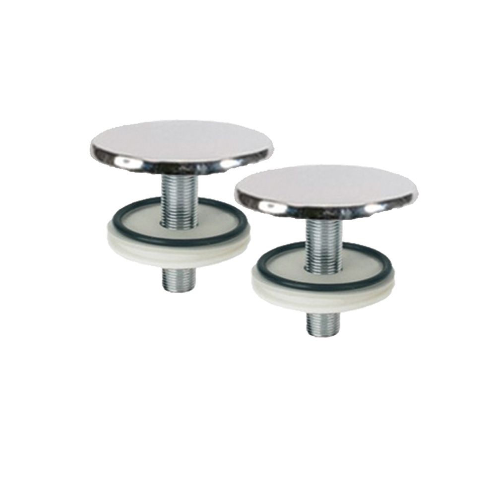 Pair of hole cover caps for bidet and sink Ø 54 mm