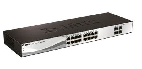 D-LINK SWITCH 16 GIGABIT PORTS + 4 SFP SMART+ PORTS
