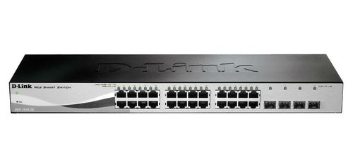 D-LINK SWITCH 24 GIGABIT PORTS + 4 SFP SMART+ PORTS