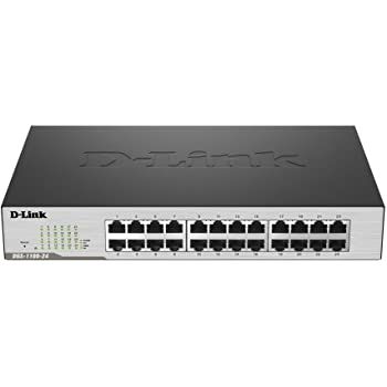D-LINK SWITCH SMART MANAGED 24 GIGABIT PORTS, FANLESS, 802.1Q VLAN, 802.1p QoS, 11 RACKMOUNT INSTALLATION