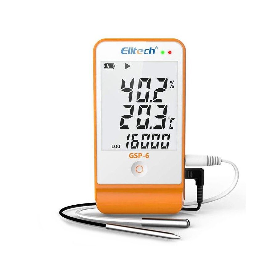 Data logger registratore dati temperatura e umidità 16000 punti per catena del freddo di refrigerazione