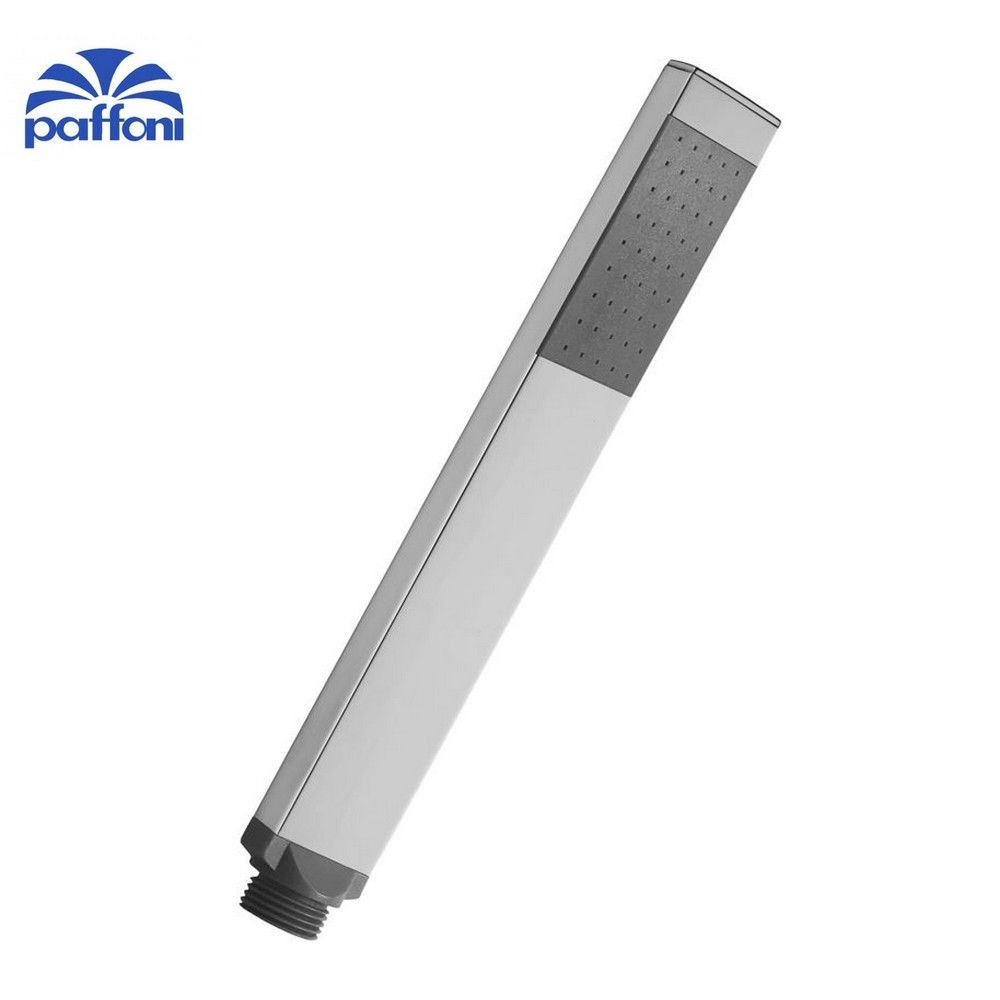 PAFFONI ZDOC117CR PREMIUM rectangular hand shower - single jet metal