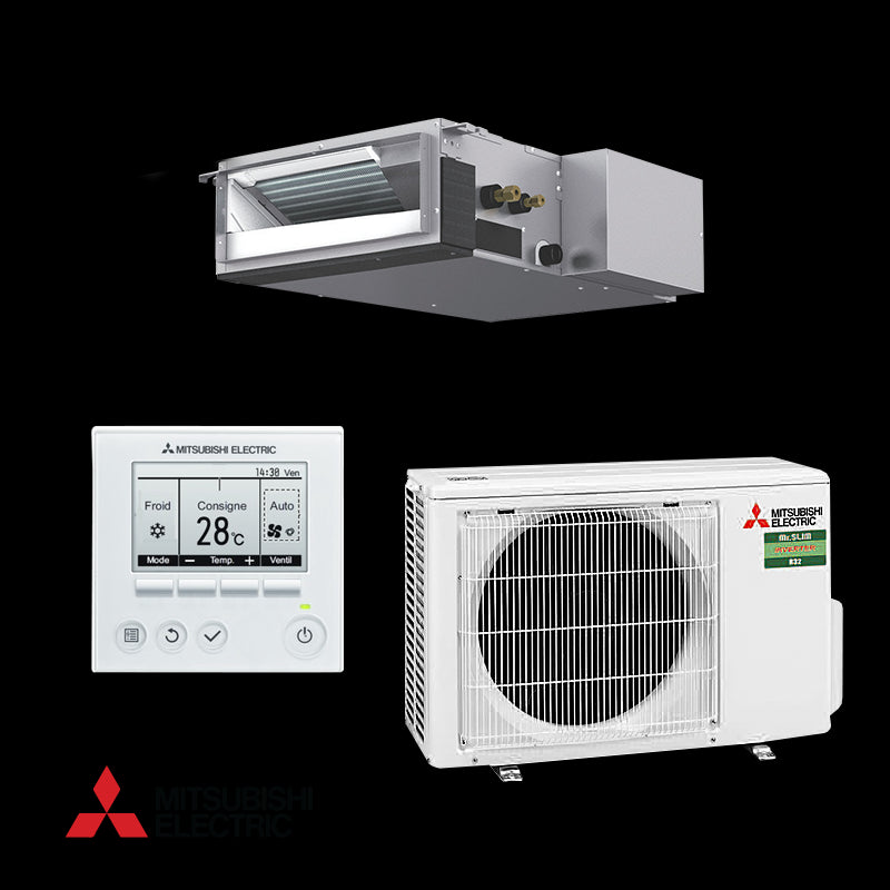 Duct Air conditioner Mitsubishi Electric SEZ-M25DA + SUZ-M25VA