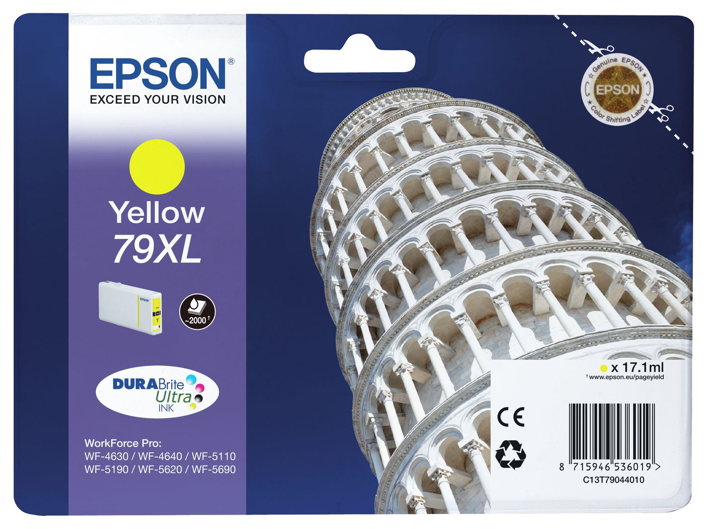 Epson Tower of Pisa Yellow Ink Tank