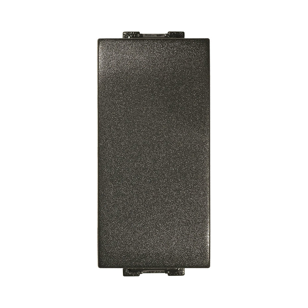 Falso Polo tappo nero antracite Compatibile con Living International / Light - Feb Elettrica