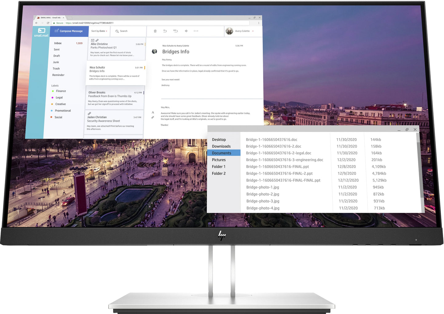 FLEXIT MONITOR REFURBISHED HP LED 23 E23 G4 FHD 1080P