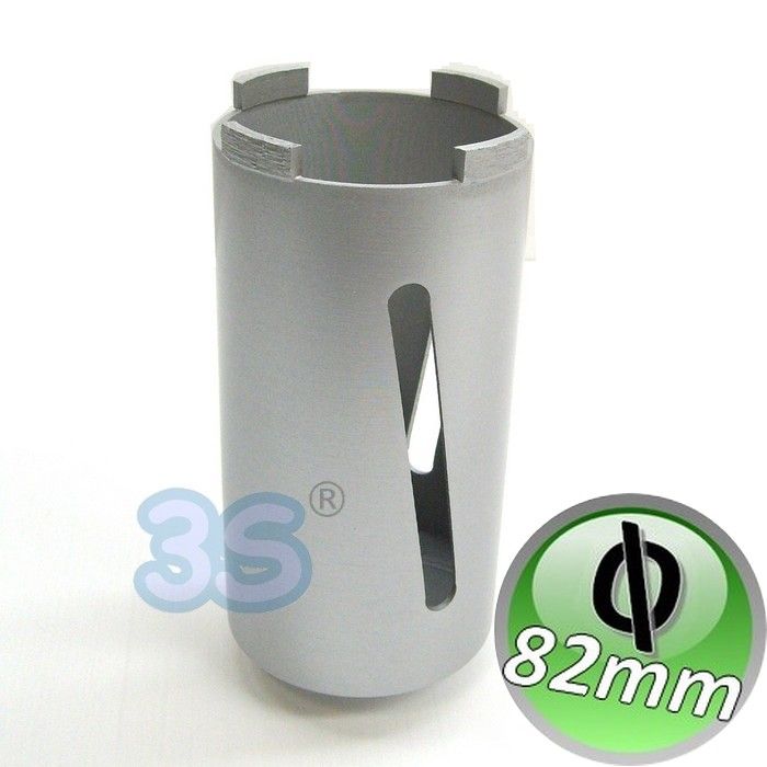 Fresa al diamante per carotatrice Ø 82 mm - lunghezza 160mm