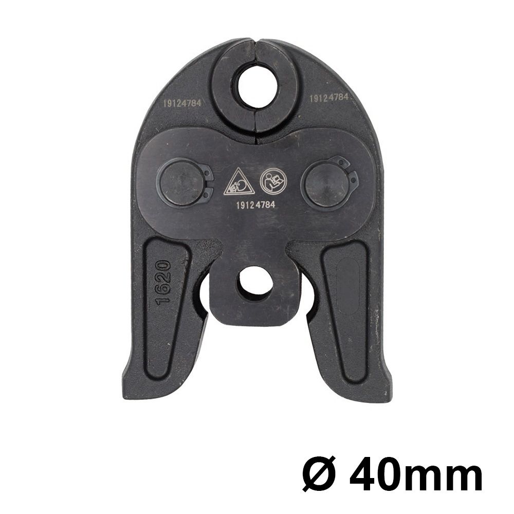 Ganascia pinza per pressatrice profilo TH Ø 40 mm raccordi multistrato