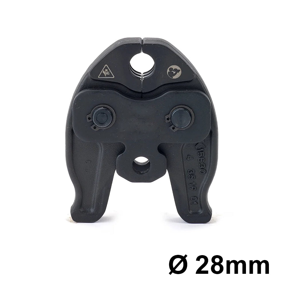 Ganascia pinza per rame profilo V Ø 28 mm raccordi tipo Viega