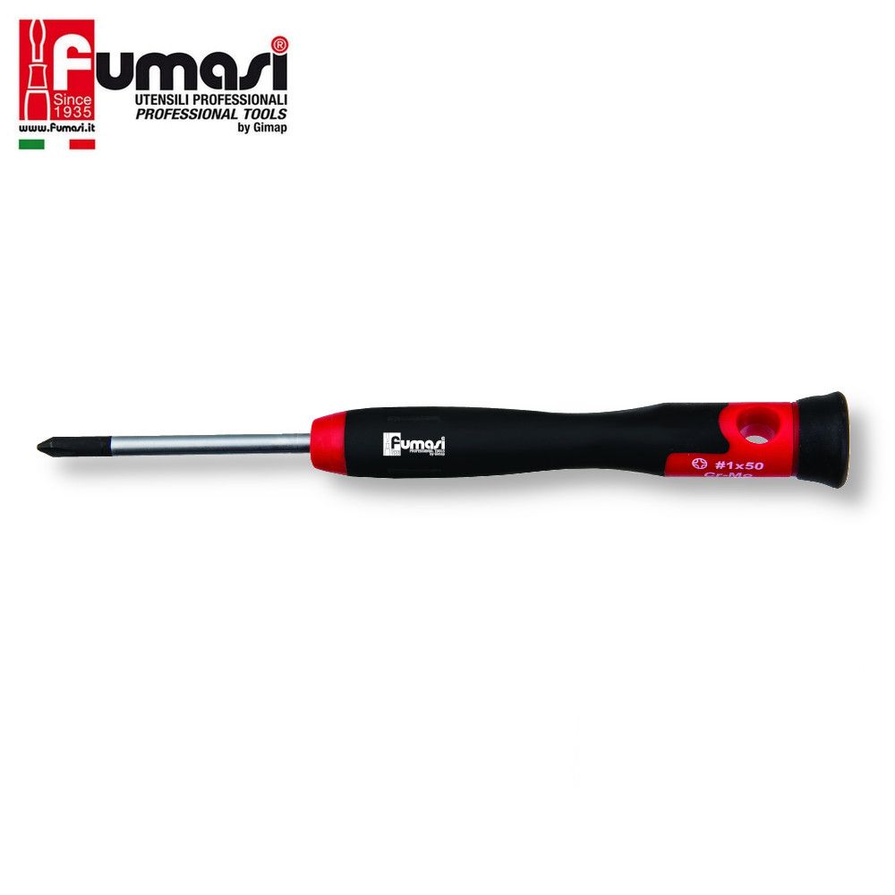 Precision screwdriver for micro electronics, CROSS 0.4 x 2.5 x 50 - FUMASI