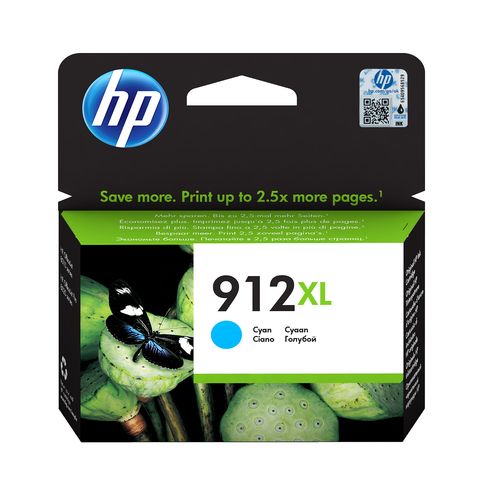HP CART INK CYAN N. 912XL FOR OFFICEJET 8012, 8013, 8014, 8015, 8022, 8024, 8025, 8035 TS