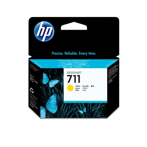 HP CART INK GIALLO PER PLOTTER T120 - T520 N. 711