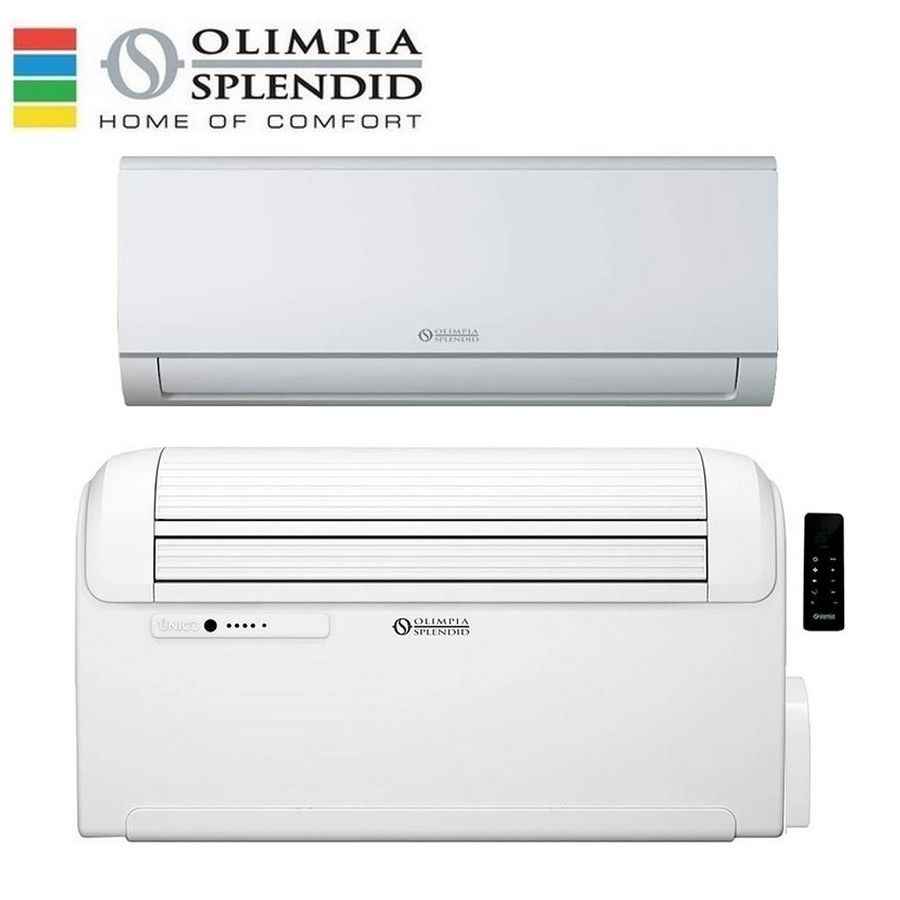 Olimpia Splendid UNICO TWIN RFA HP dual air conditioner without outdoor unit