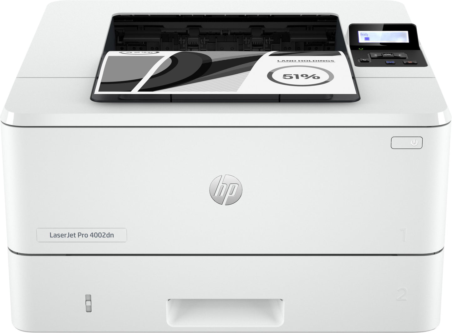 HP PRINTER. LASER A4 B/W, LASERJET PRO 4002DN, 4000 SERIES, 40PPM, DUPLEX, USB/LAN