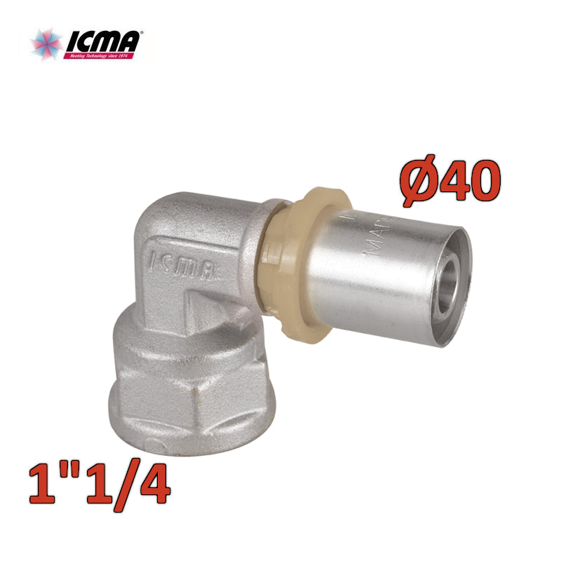 ICMA 405 - Female elbow bend 1''1/4 x 32 SEMPITER® press fitting