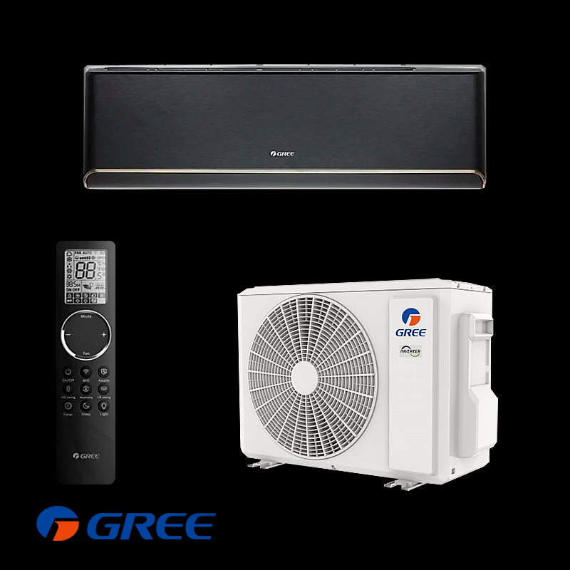 Inverter Air conditioner Gree Airy GWH09AVCXB-K6DNA1B - black