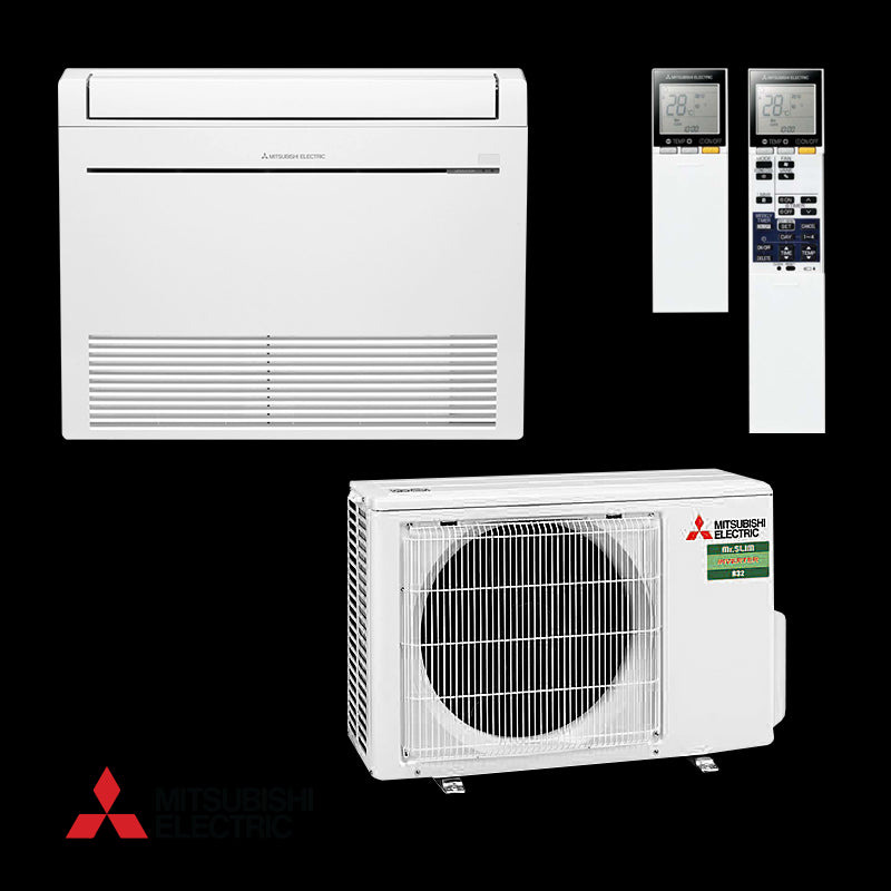 Inverter Air conditioner Mitsubishi Electric MFZ-KT25VG + SUZ-M25VA Floor standing