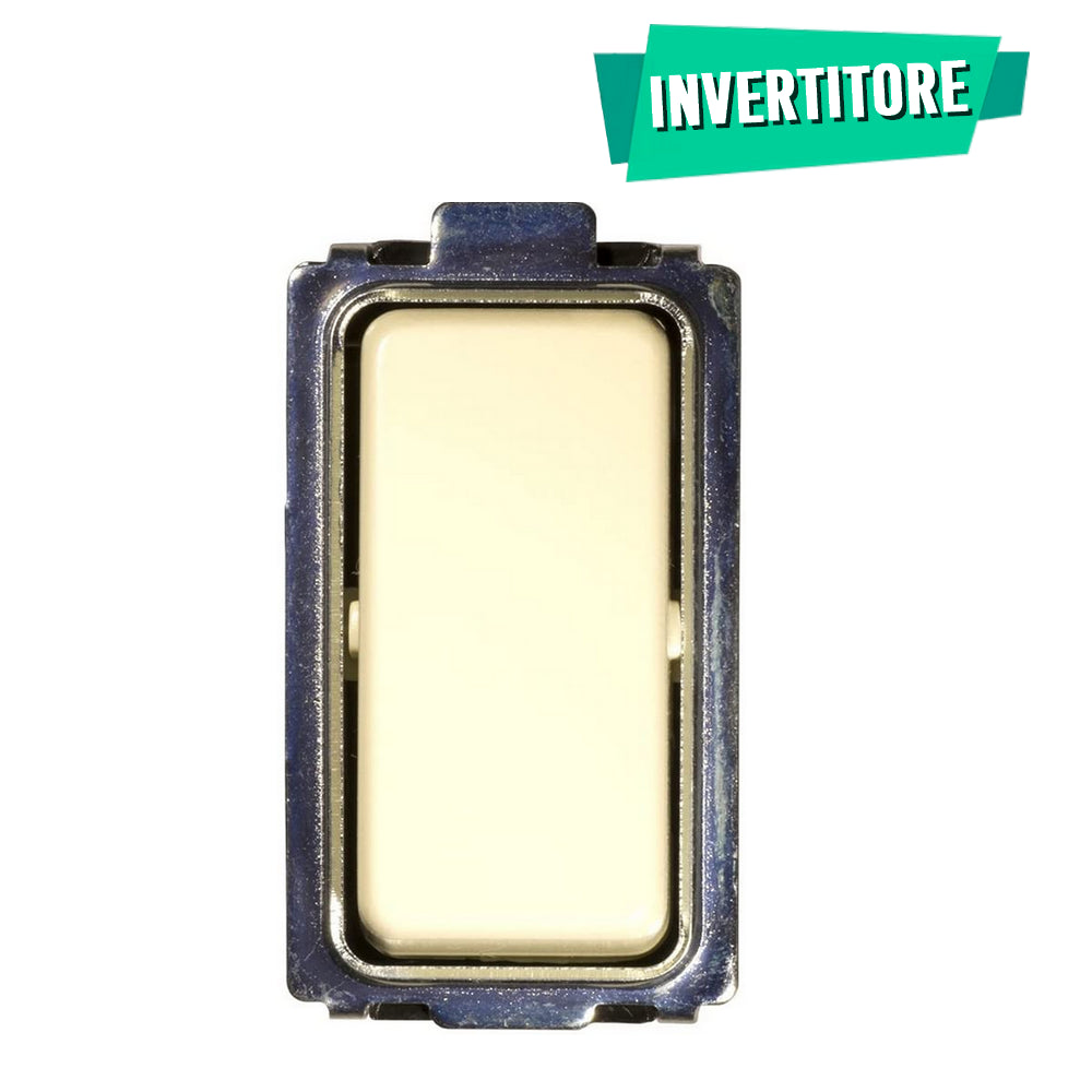 Invertitore Unipolare 10A Avorio compatibile con Bticino Magic - Feb Elettrica