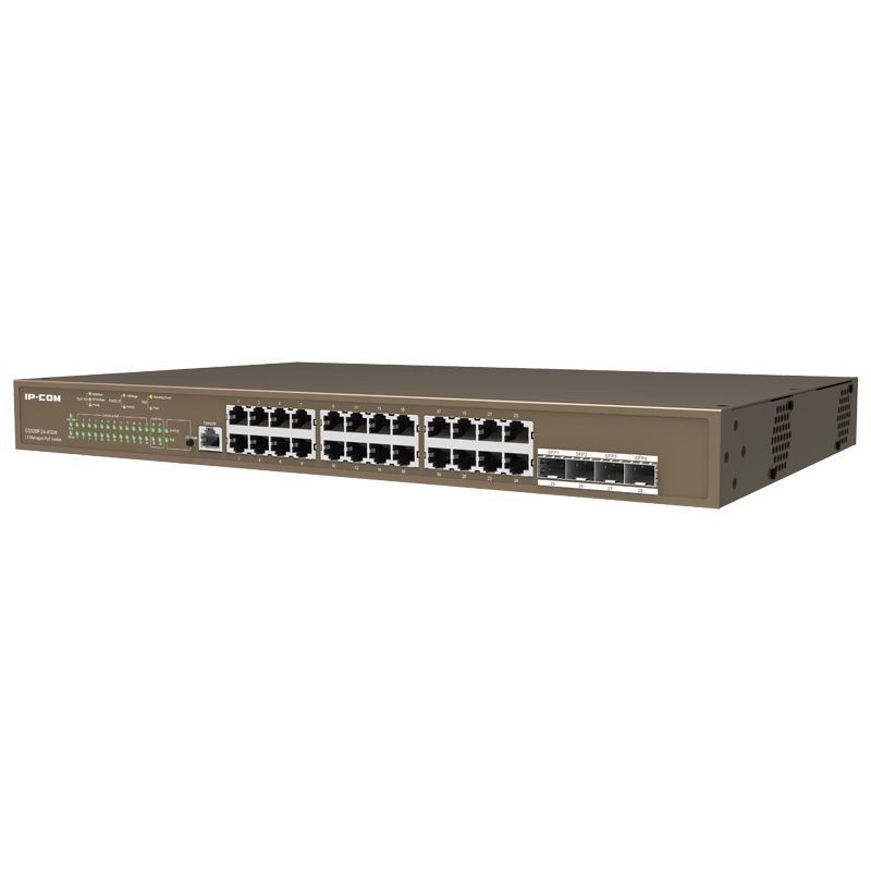 IP-COM SWITCH POE L3 MANAGED 24 GBIT PORTS + 4 SFP G5328P-24-410W
